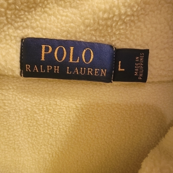 Ralph Lauren Polo Vintage Y2K Yellow Lime Pullover Size Large - Picture 6 of 7